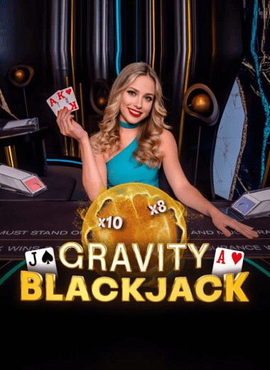 Gravity Blackjack slot visual from ICONIC21 available on casinomalinapt.com